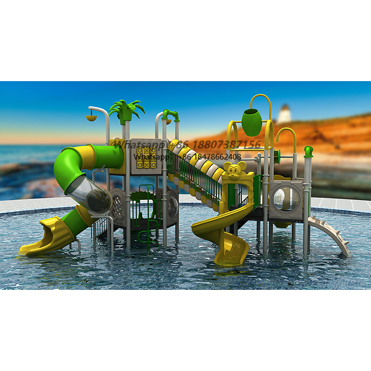 Aquatic Zone - Styl nadmorski, zjeżdżalnia wodna, strefa zabaw